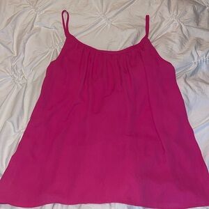 Loft - size small - pink - polyester top - EUC